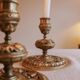 19th century bronze table ends