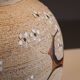 Rare Peter Müller ceramic table lamp produced by Sgrafo