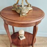 Mahogany side table with two trays, mid-20th century