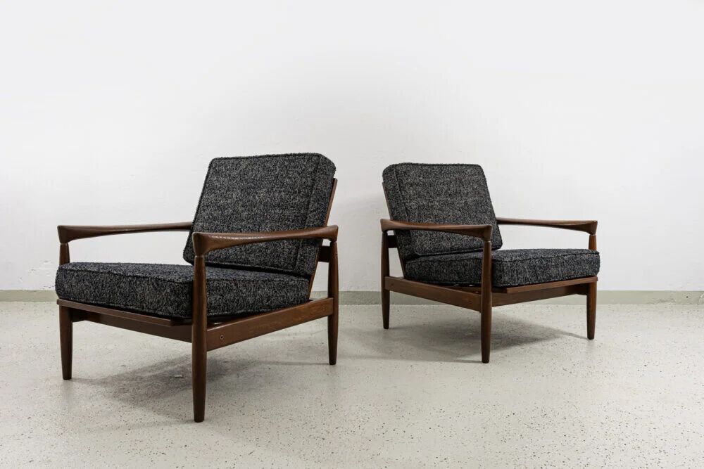 Vintage IKEA "Kolding" armchair by Erik Wørts for IKEA, 1960, pair of 2