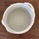 White basket pot cover