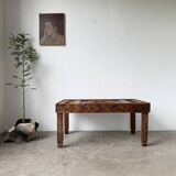 Table basse savoyarde art populaire