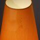 Louis Drimmer large ceramic pebble lamp orange 1980s