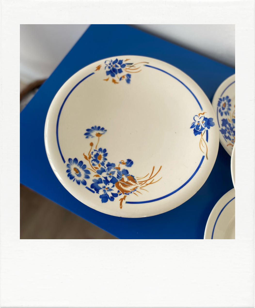 Set Lunéville plates and dish