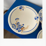 Ensemble Lunéville assiettes et plat