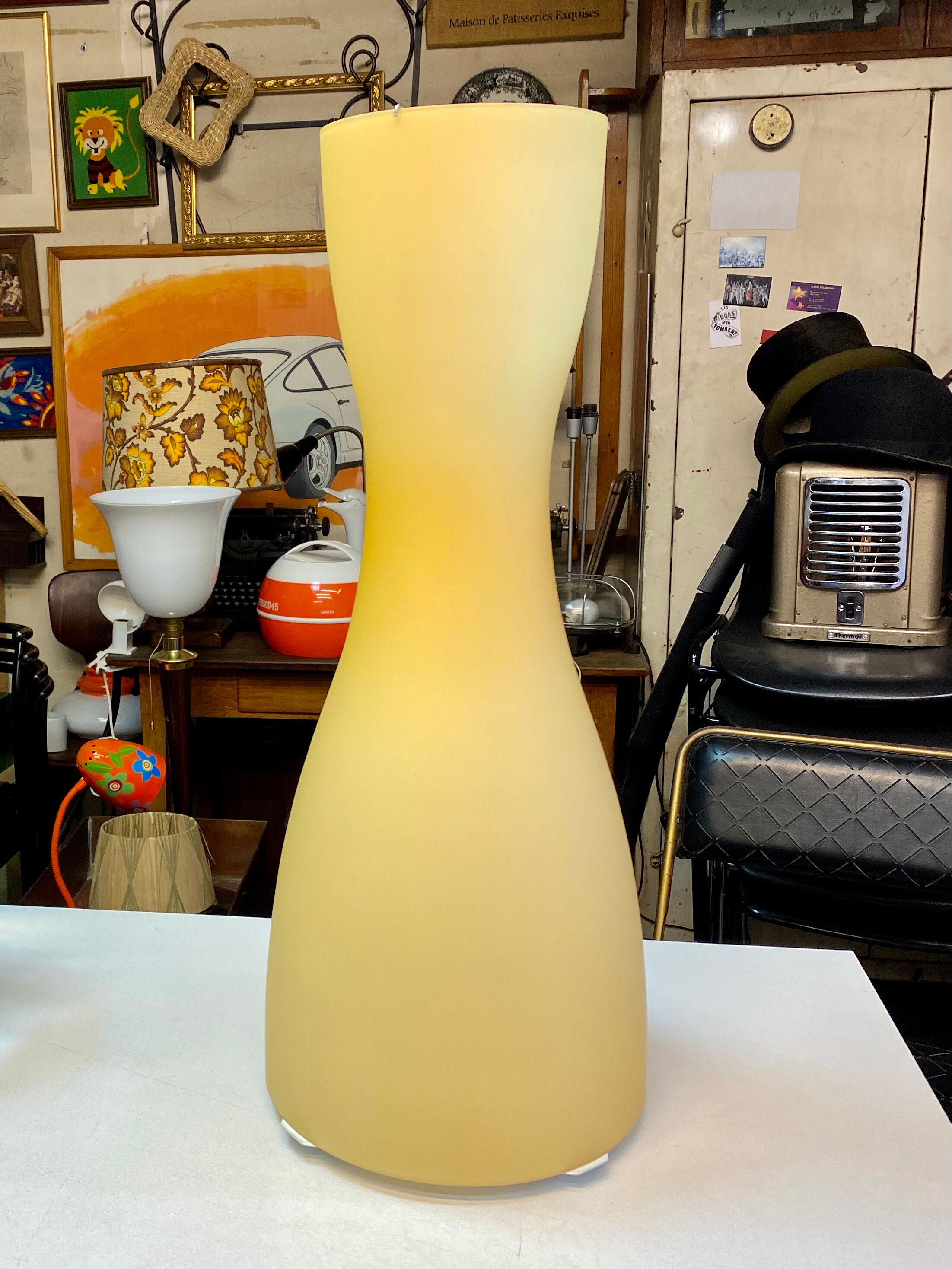 Large lamp Foscarini Dress 07 design Defne Koz & Marco Susani 1995 blown glass