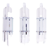 Set of 3 guti's italian wall lamps