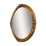 Miroir/miroir ovale « doré » vintage