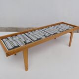 Table low mid-century tiled ceramic, Germany