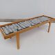 Table low mid-century tiled ceramic, Germany