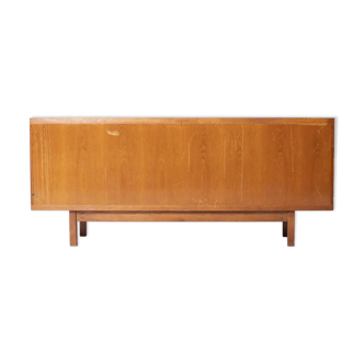 Unique mid century ULUV oak sideboard, Czechoslovakia, 1960s