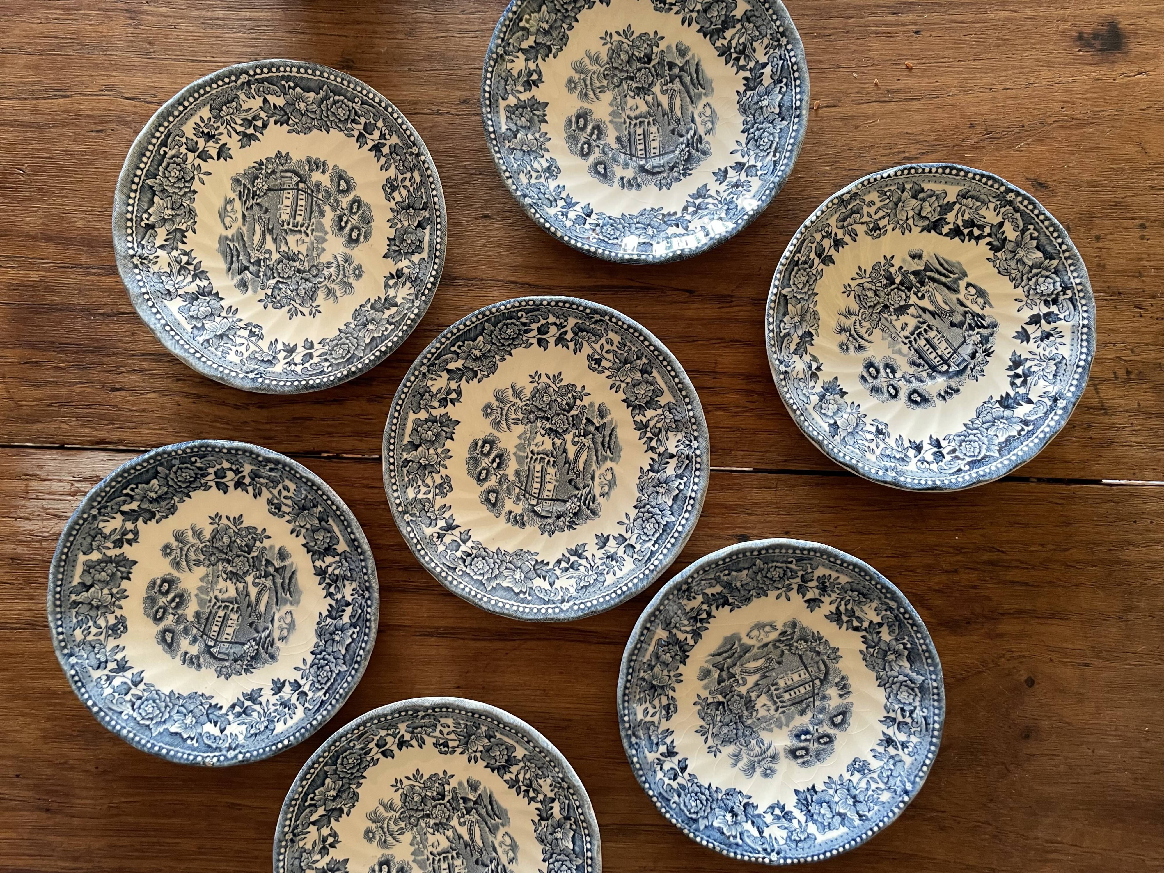 Service à café anglais Staffordshire