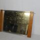 Mirror tray with wooden handles, early 20th century