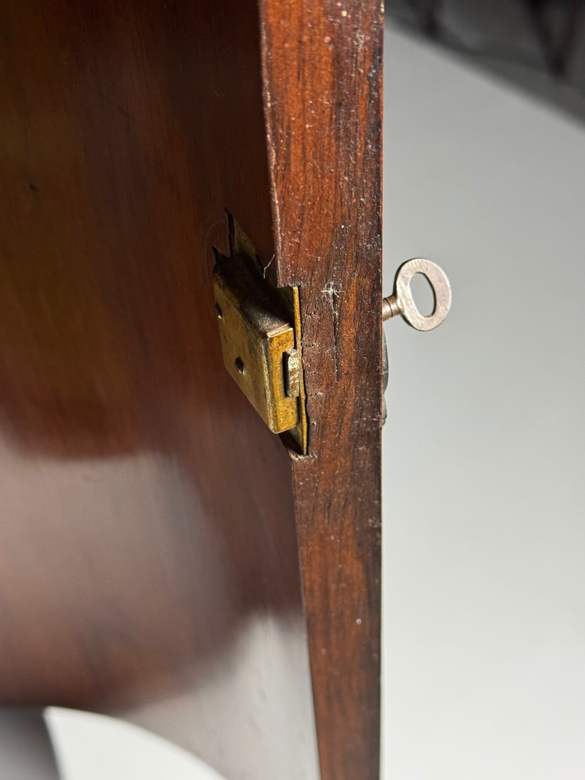 Mahogany wall cabinet 19th century