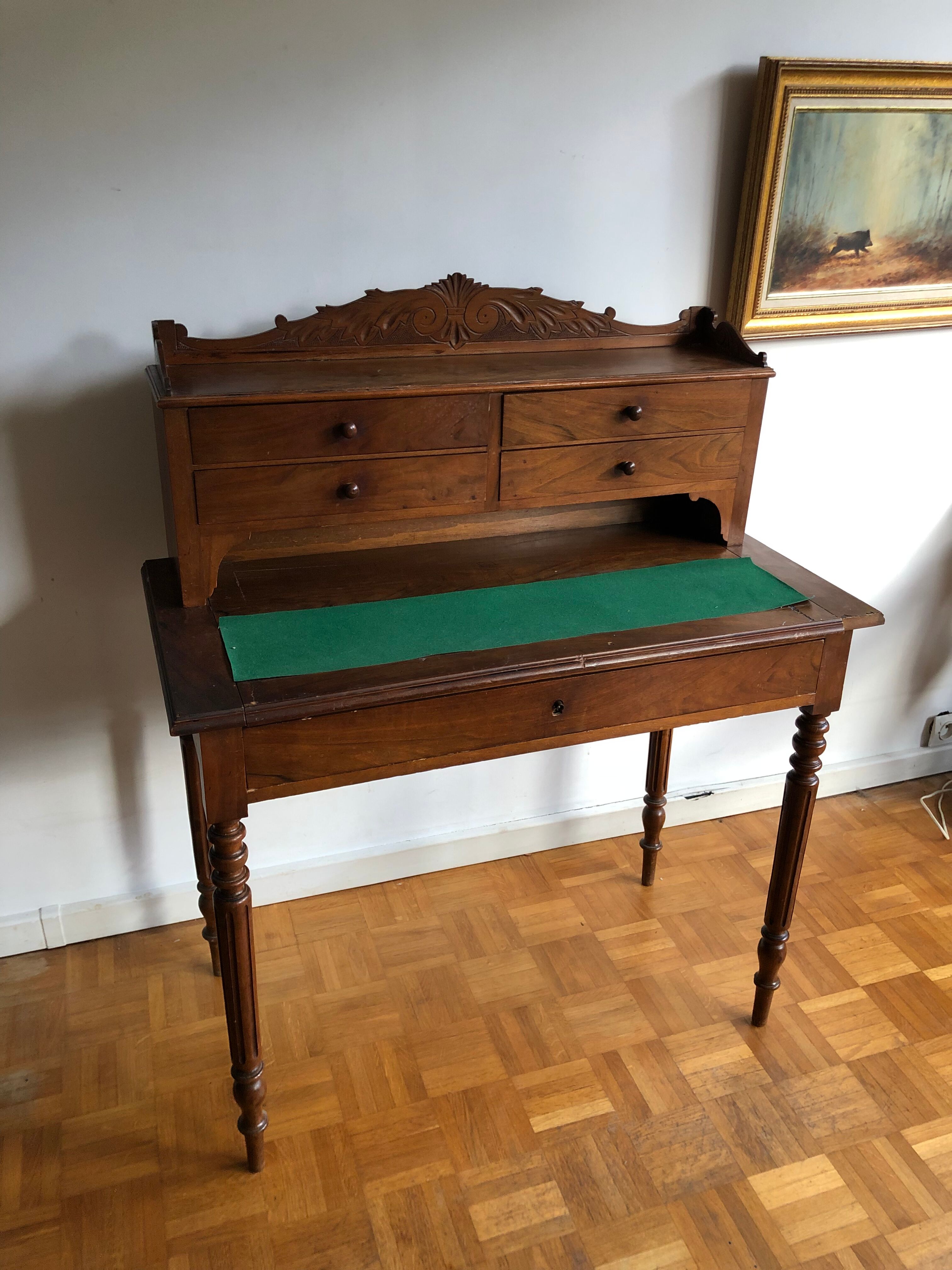 Old stepped desk happiness of the day