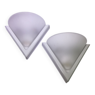 Vega pyramid wall lamps by Albani, set of 2