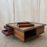 Italian coffee table in rosewood - 1960 - Saporiti