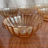 7 vintage cups, iridescent gondolo