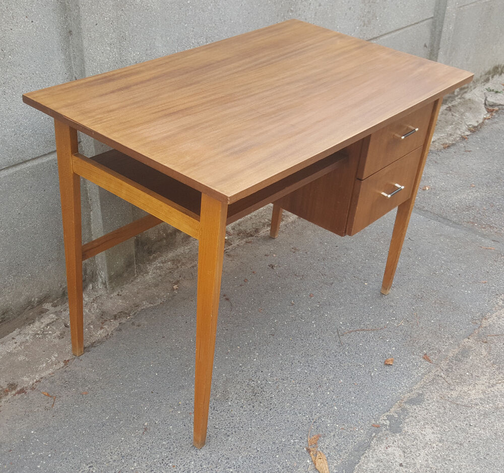 Desk wood modernist vintage, 60s