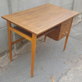 Desk wood modernist vintage, 60s