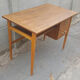 Bureau bois moderniste vintage années 60