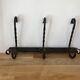 Old wrought iron coat hook/coat rack