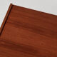 Midcentury danish compact desk with 2 drawers in teak 1960s