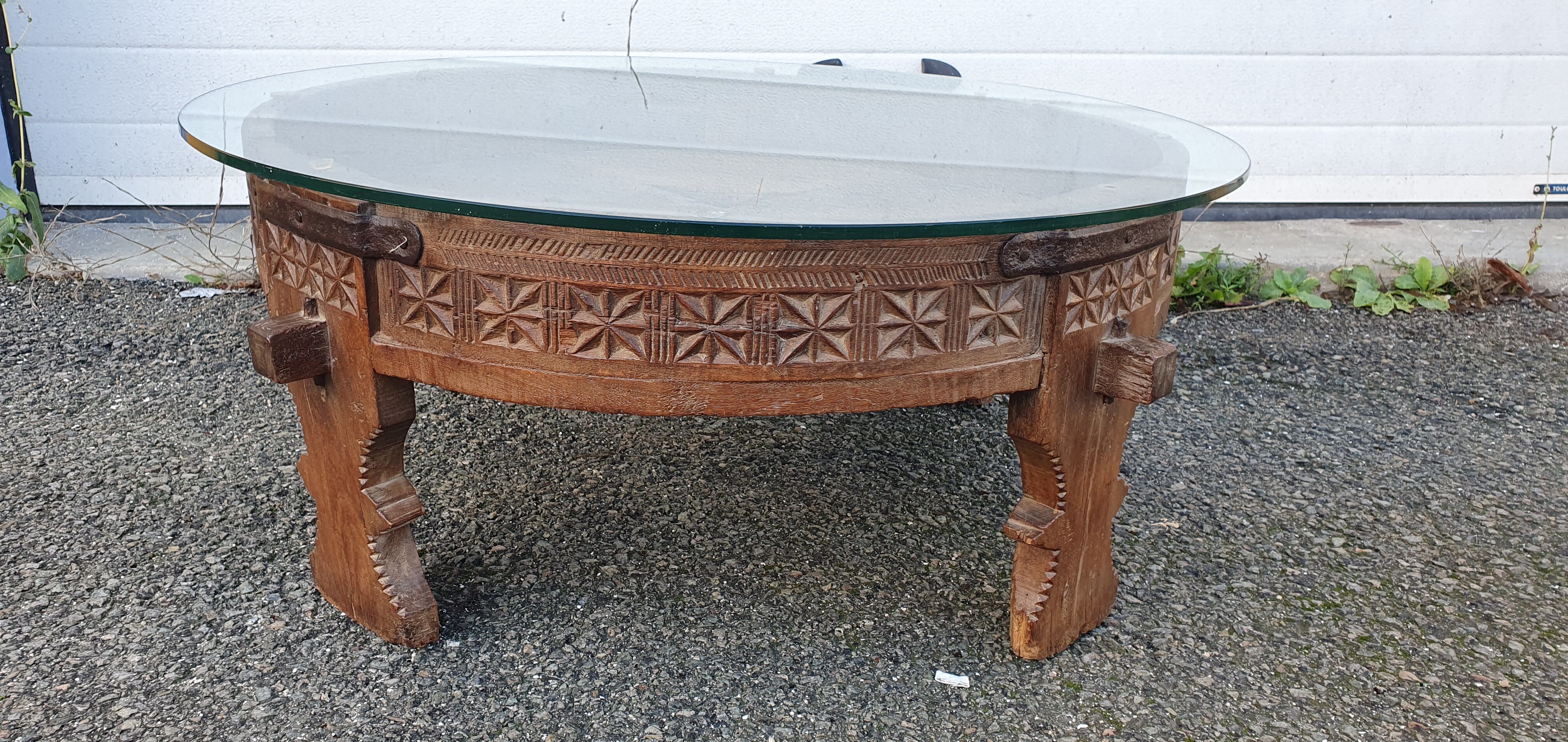 Cart wheel table early XXth century