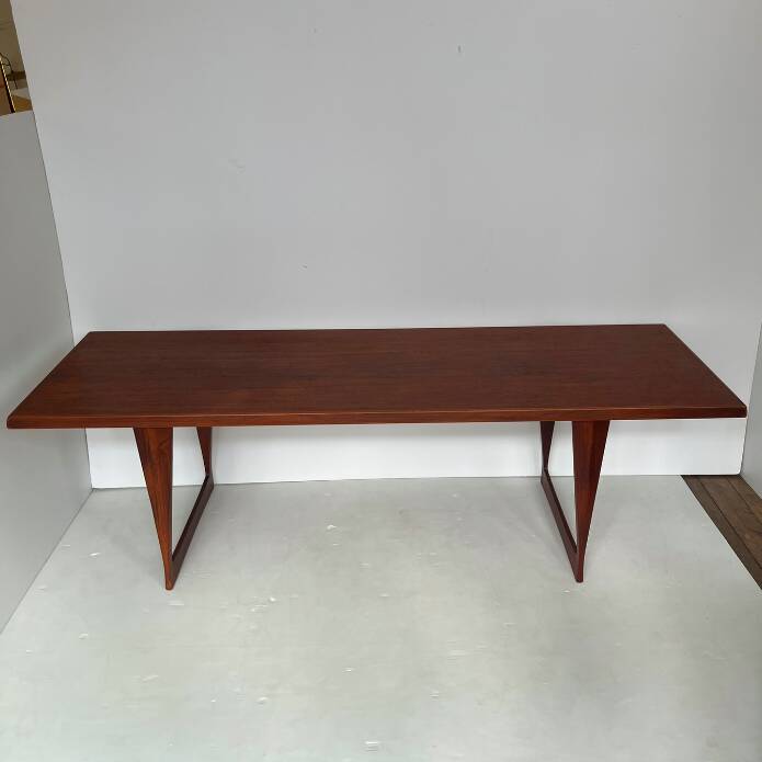 Large teak coffee table