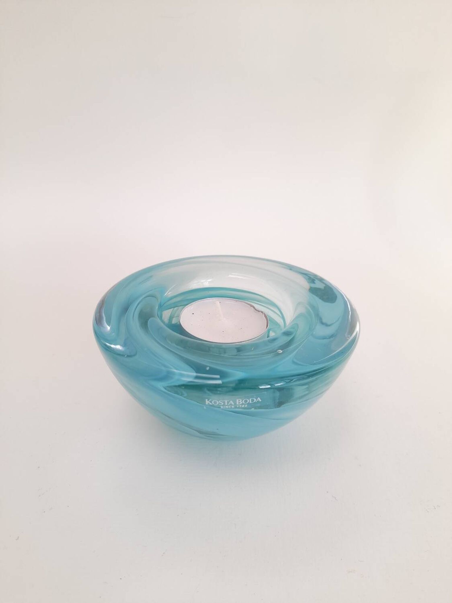 Atoll candle holder by Anna Ehrner for Kosta Boda