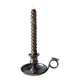 Brass thumbscrew candle holder