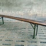Oak garden bench foldable 220 cm