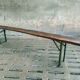 Banc de jardin en chêne pliable 220 cm