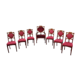 Set of seven chairs early 20th c.