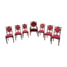 Set of seven chairs early 20th c.