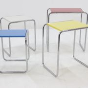 Tables gigognes B9 Bauhaus par Marcel Breuer 1930s