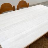 Table vintage Hank Lowenstein Padua et 6 chaises, des années 70