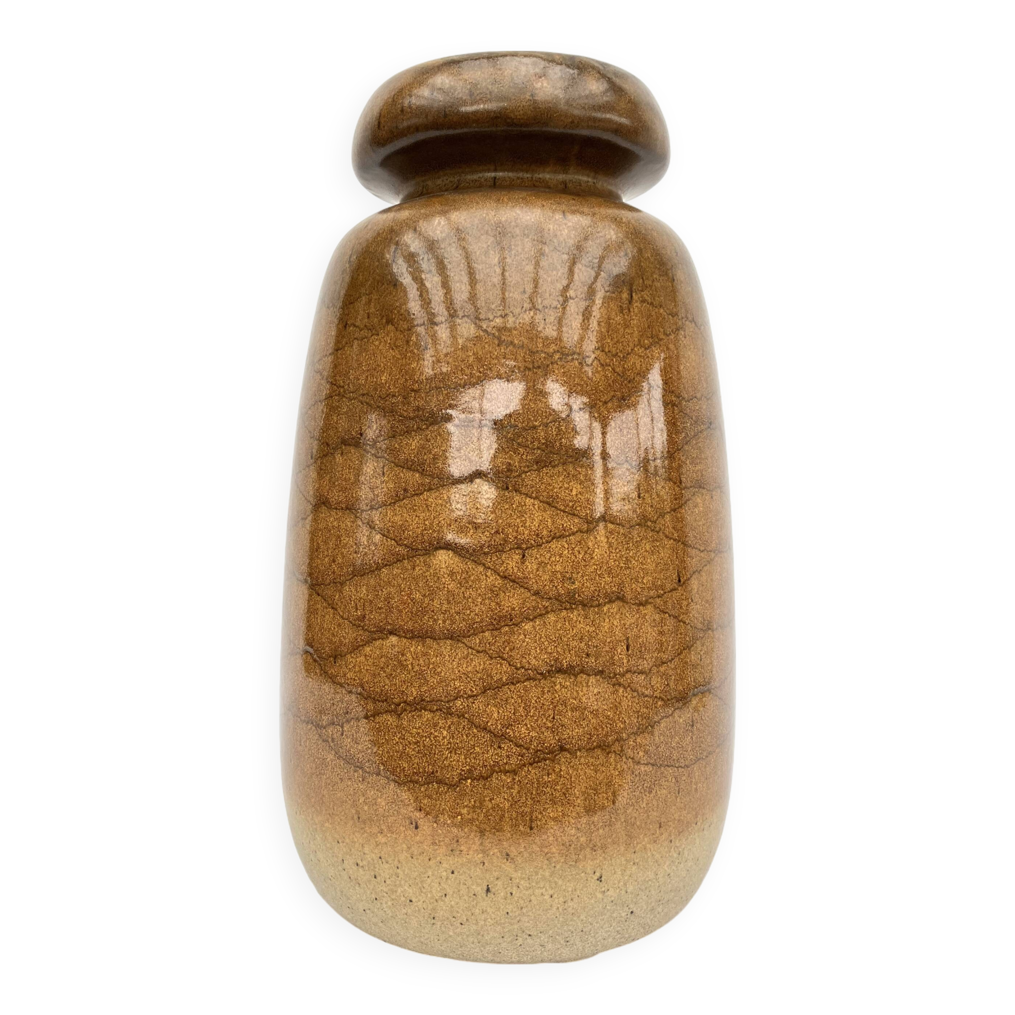 Veb haldensleben ceramic vase • east germany gdr • vintage • 60s-70s