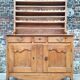 Antique sideboard, solid wood farmhouse furniture.