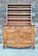 Antique sideboard, solid wood farmhouse furniture.