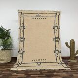 Moroccan rug in natural wool 250cm x 150cm