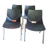 Angelo Pinaffo Model shell designer stacking chair Sedie edition