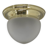 Large Art Nouveau Flush Mount, 1920s, Restored