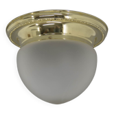 Large Art Nouveau Flush Mount, 1920s, Restored