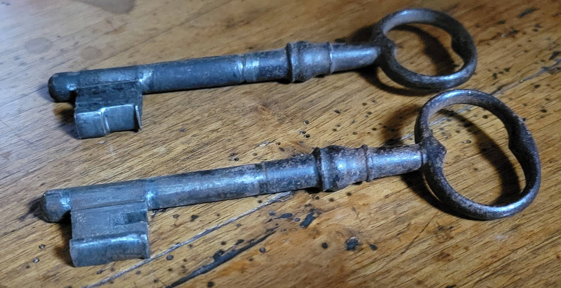 Louis XV period two-part walnut buffet