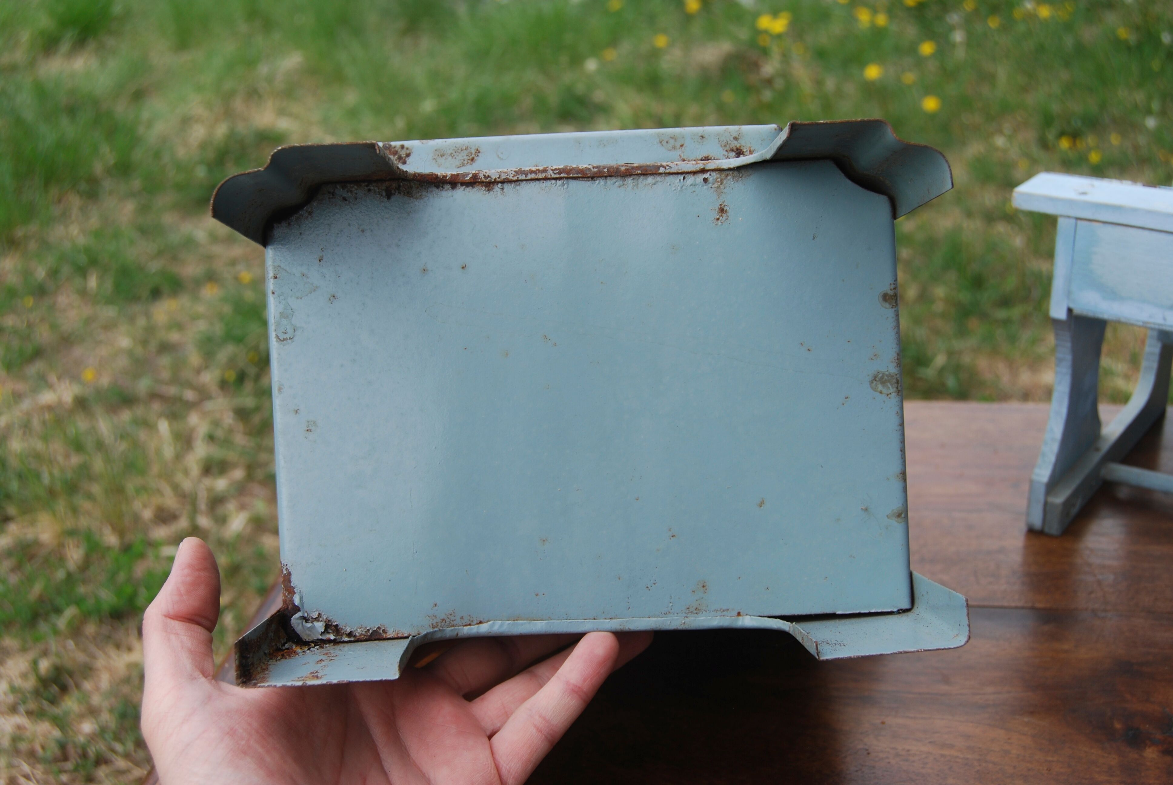 Tin toy, "atomic" electric stove