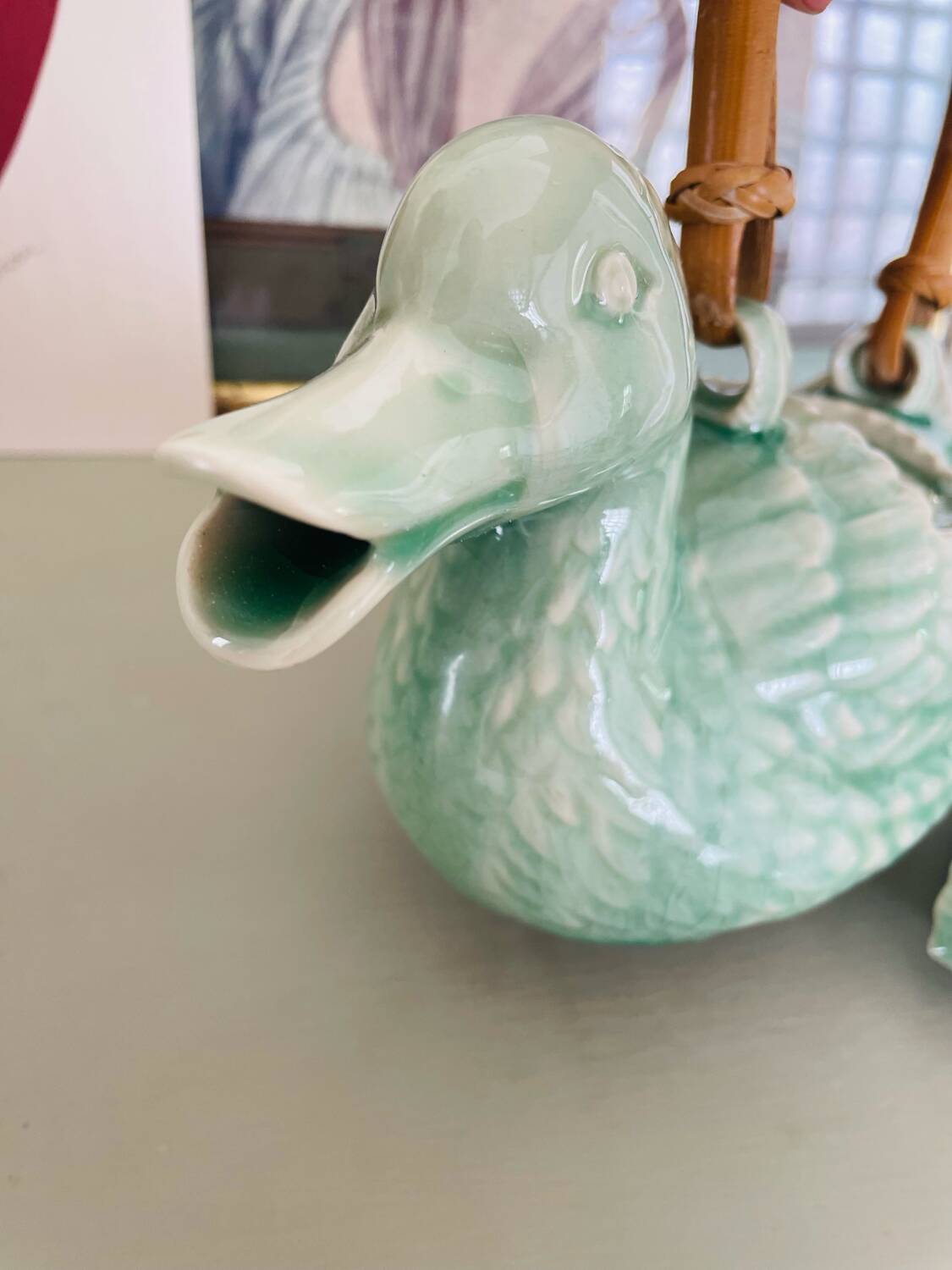Vintage duck teapot