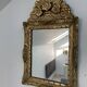 18th century mirror, Louis XVI period, gilded carved wood