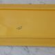 Yellow cake dish HBCM Creil and Montereau 50s