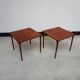 Pair of Danish teak side tables by Peter Hvidt for John Stuart, 1960s